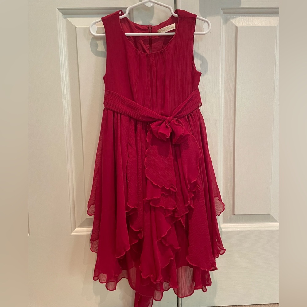 Girl’s Red Dress